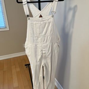 Off white corduroy jumpsuit